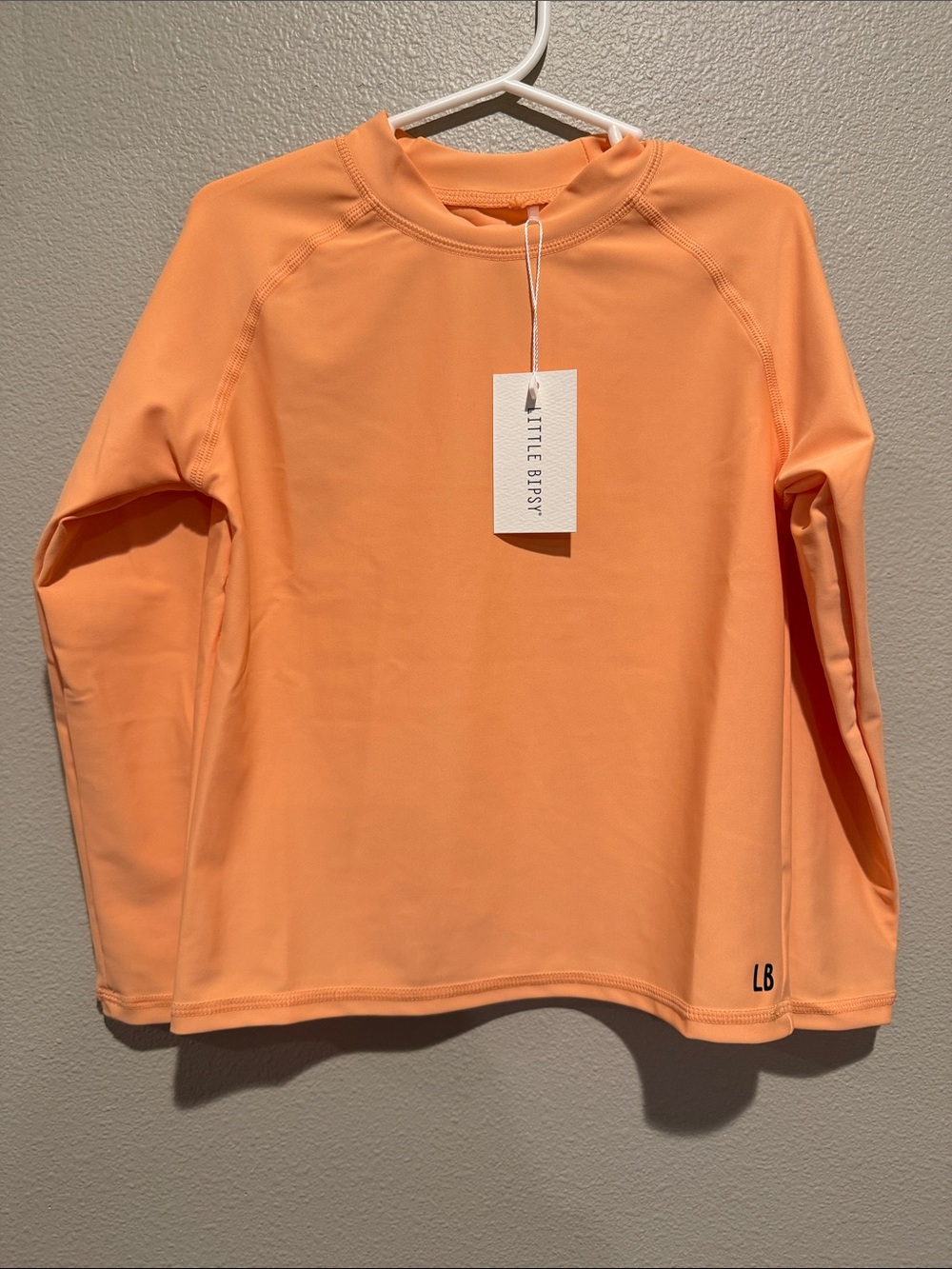 Little Bipsy Coral-Orange Long Sleeve Rash Guard Size: 5T
